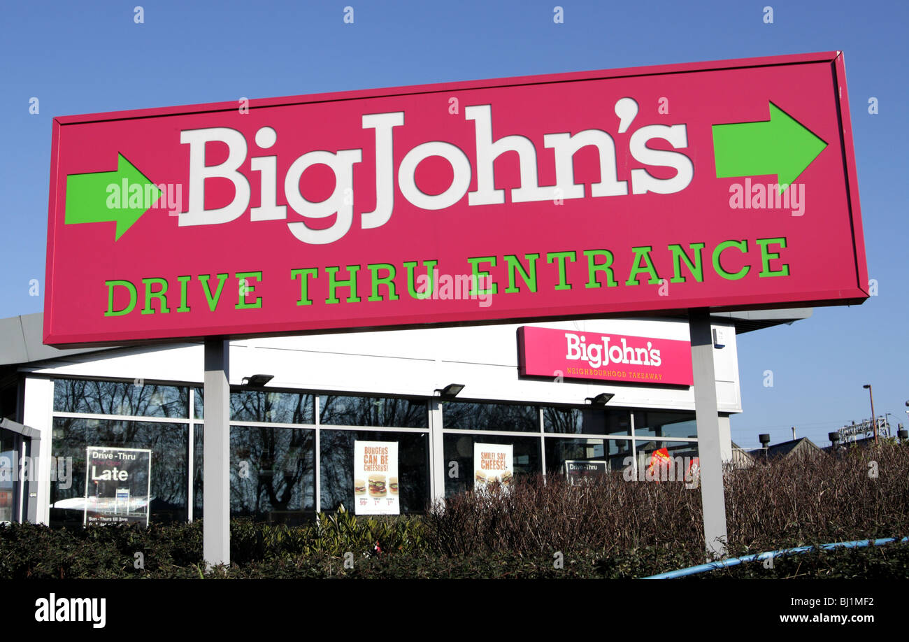 Fast food restaurant chain, Birmingham Great Britain, 2010 Stock Photo