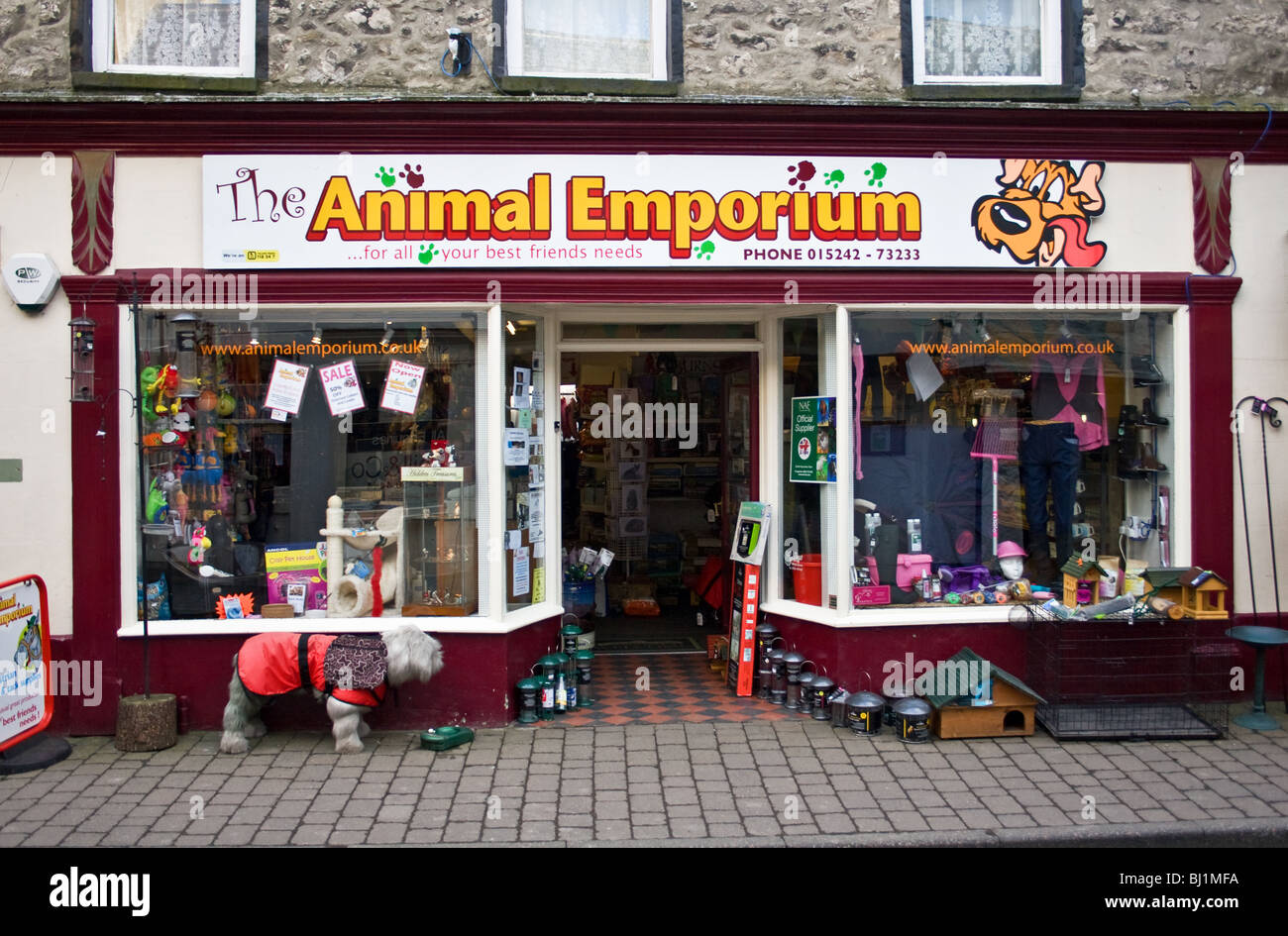 Animal Emporium, Kirkby Lonsdale Cumbria, UK Stock Photo