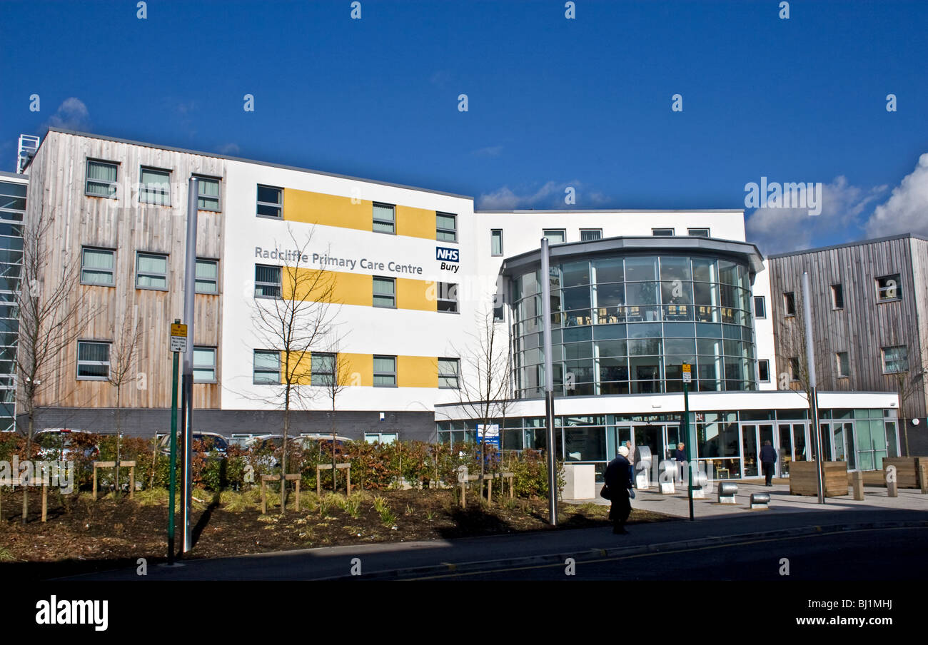 Radcliffe Primary Care Centre, Radcliffe, Bury, Greater Manchester, UK. Stock Photo