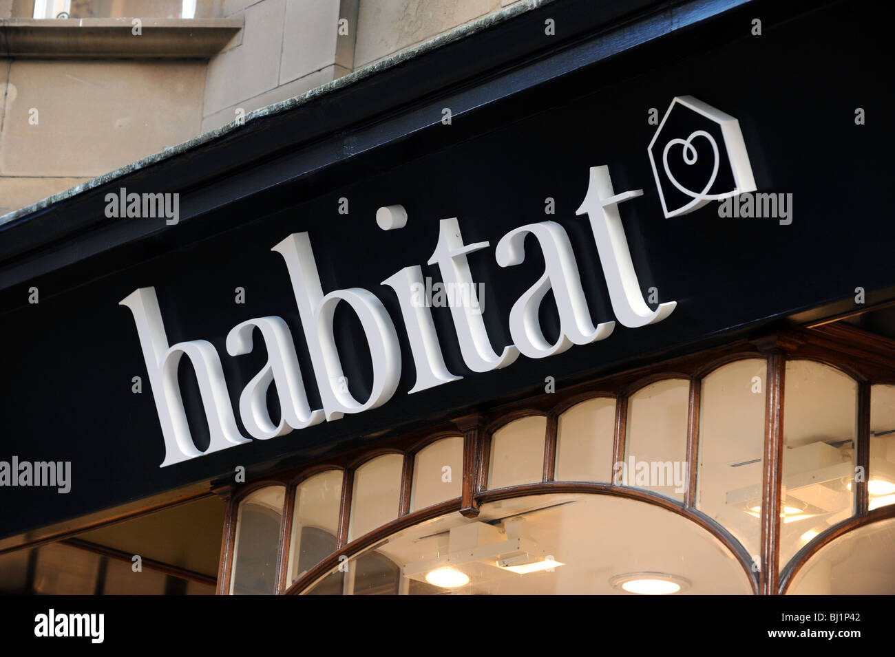 Habitat shop sign England Uk Stock Photo Alamy