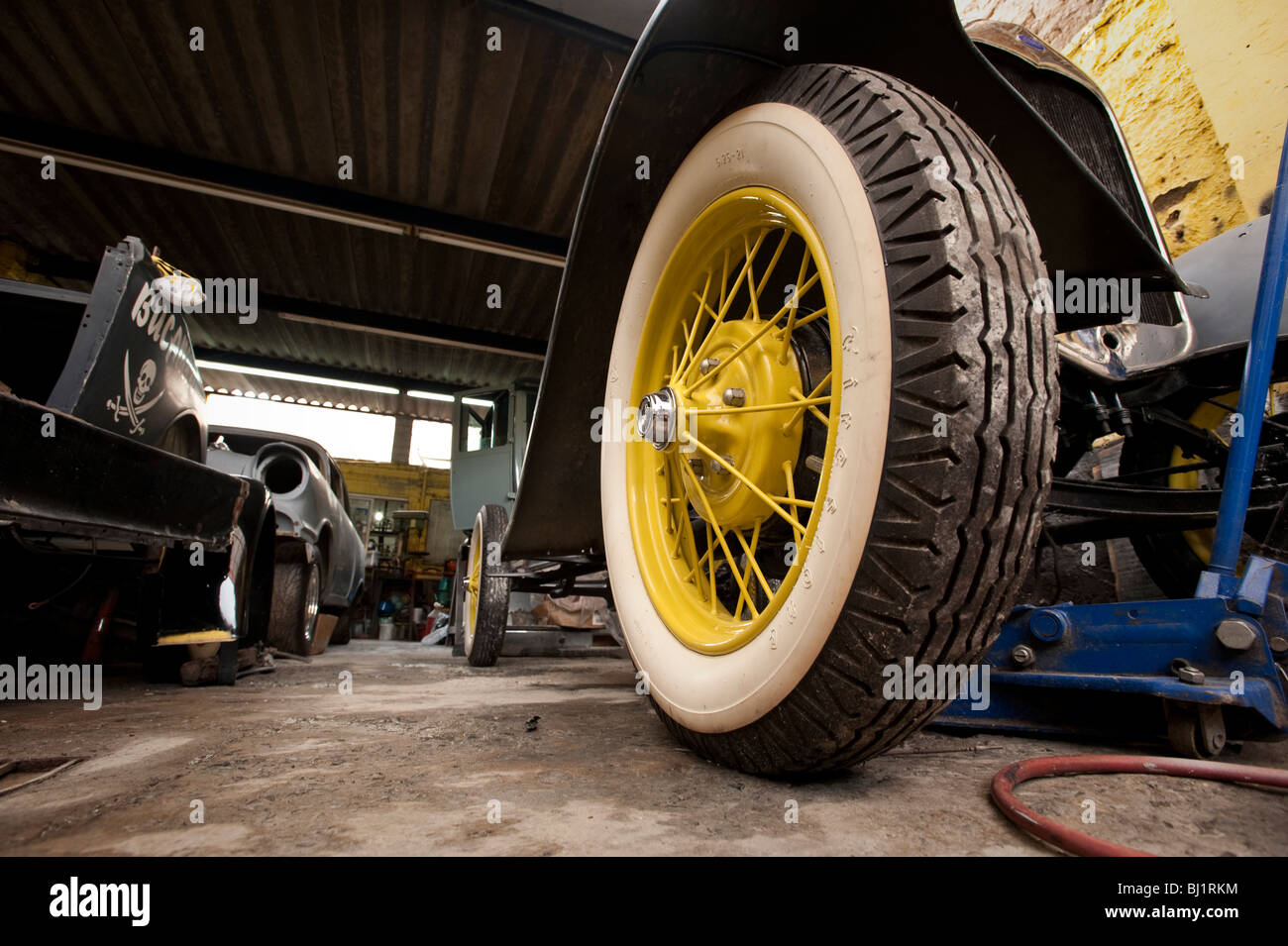 Classic car collection in Guadalajara, Mexico, North America Stock