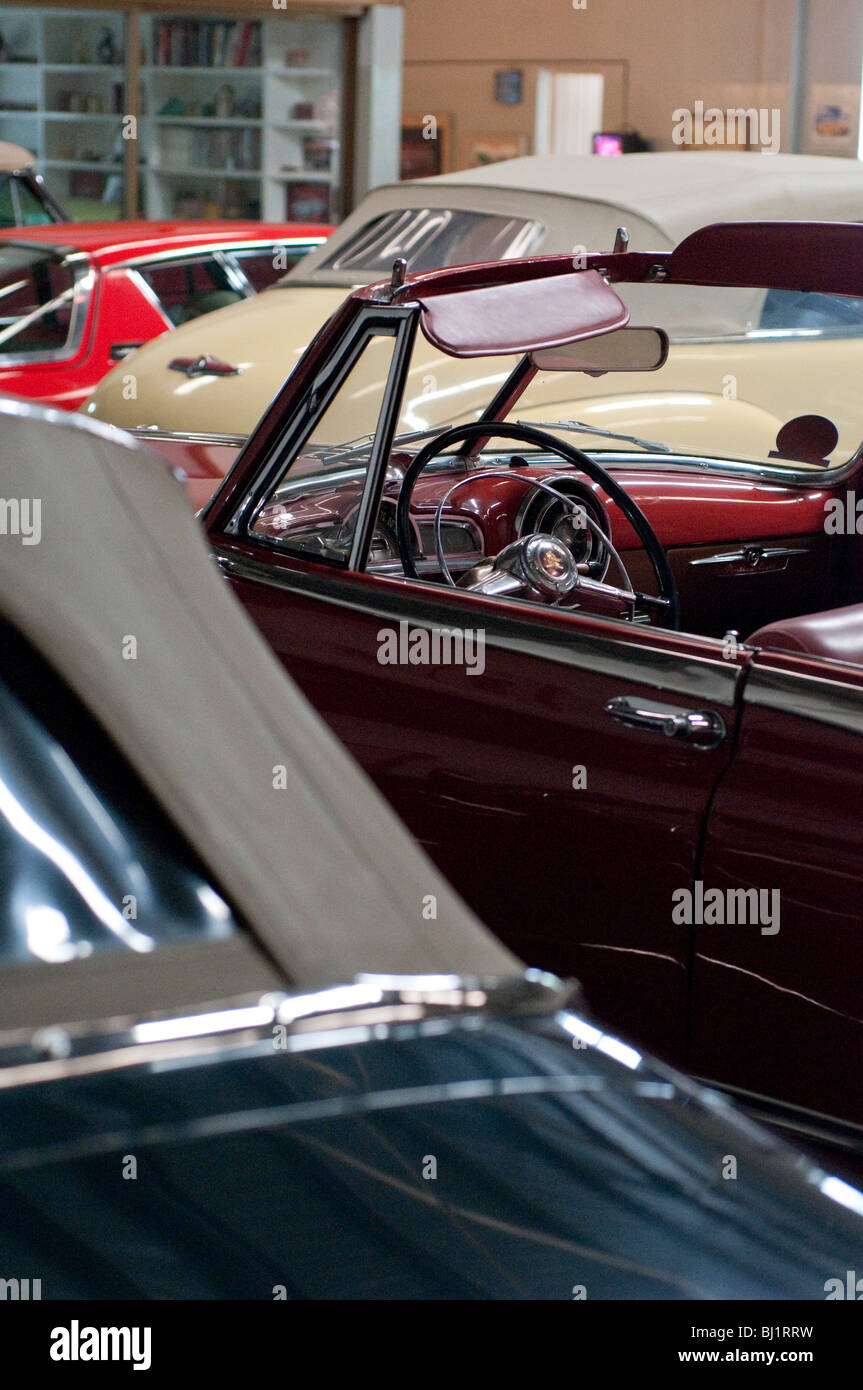 Classic car collection in Guadalajara, Mexico, North America Stock