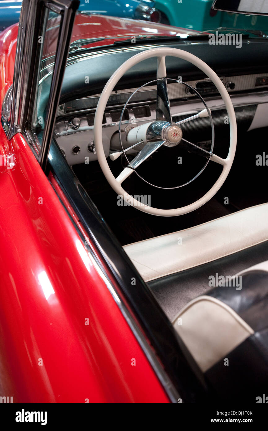 Classic car collection in Guadalajara, Mexico, North America Stock