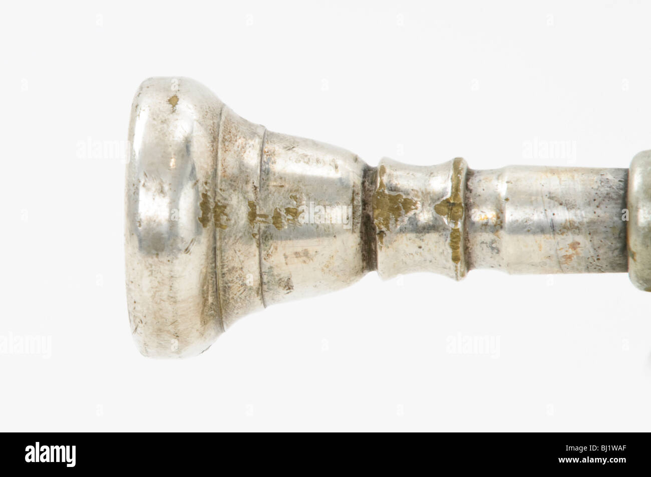 Old trumpet mouthpiece Stock Photo Alamy