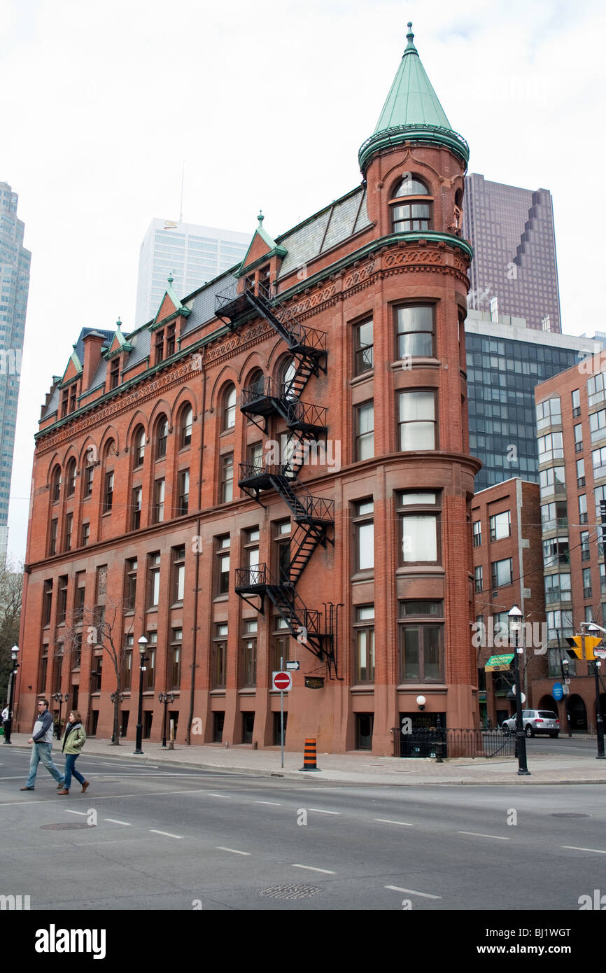 The Gooderham Building or the Flatrion Building Stock Photo