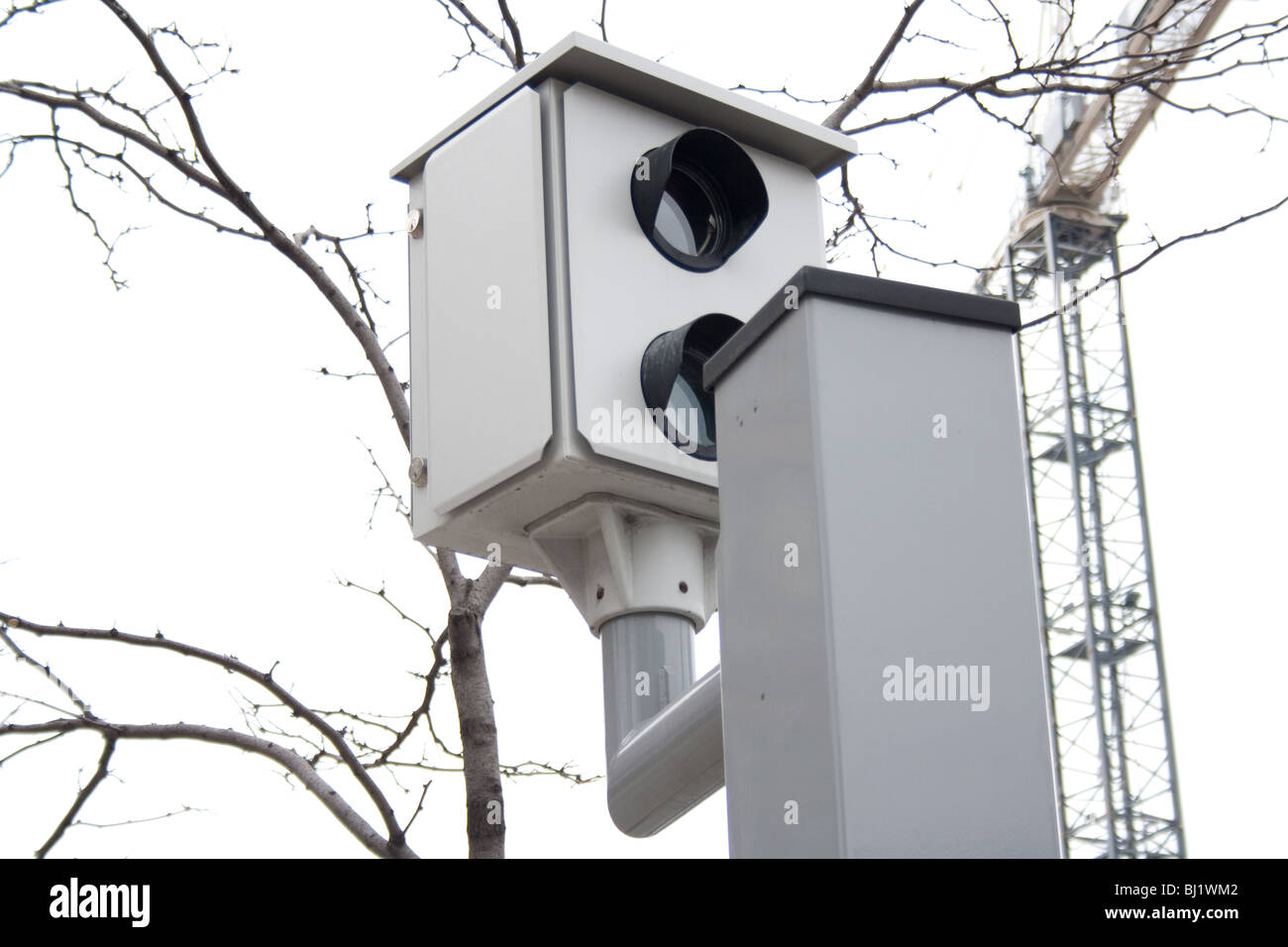 red light camera catch traffic law offender Stock Photo