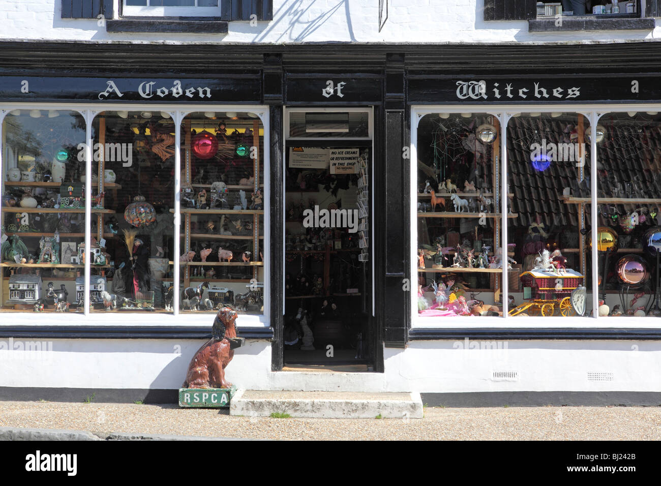 New Forest, Burley, A Coven of Witches' Shop' Stock Photo