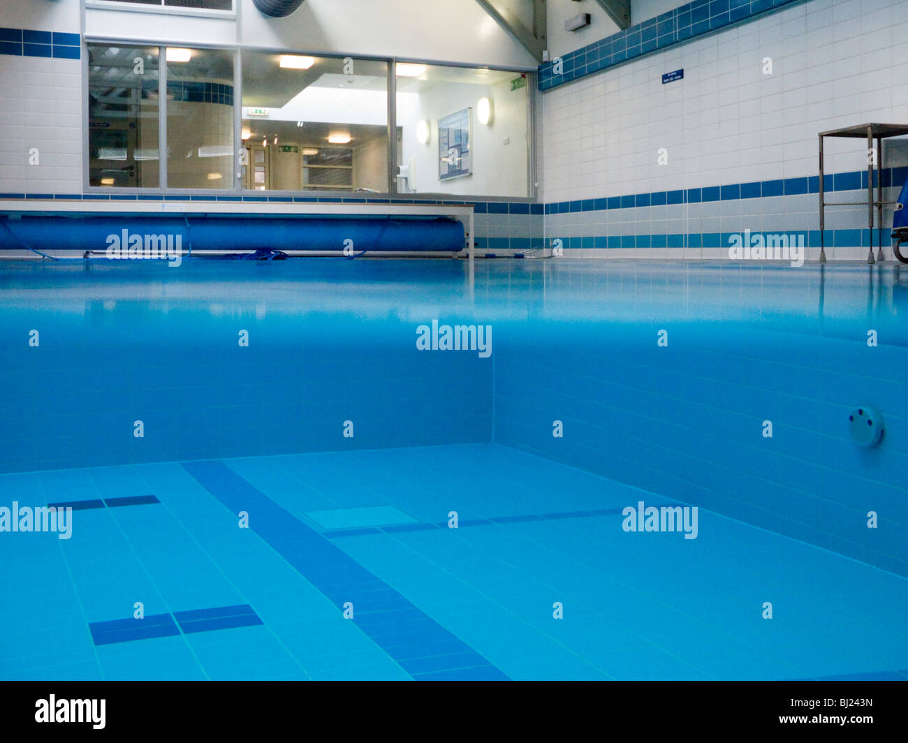 Partial underwater view of a public swimming pool / hydrotherapy pool. UK  Stock Photo - Alamy