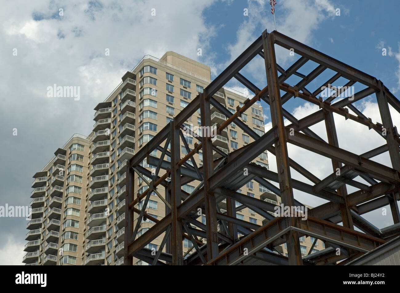 Steel Skeleton Construction High Resolution Stock Photography and