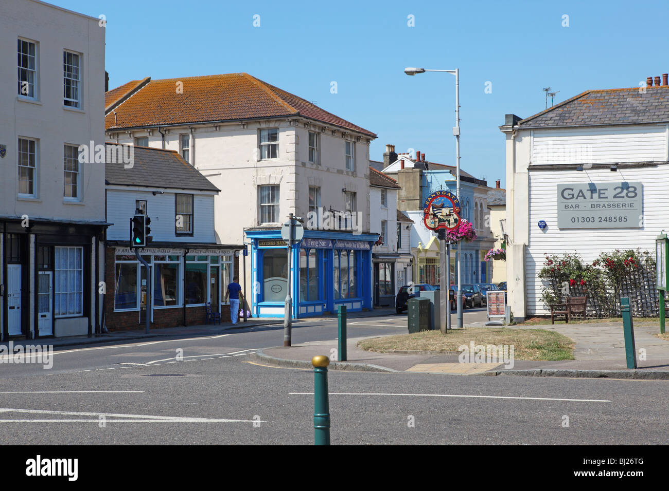 Sandgate, Kent, Sandgate Stock Photo Alamy