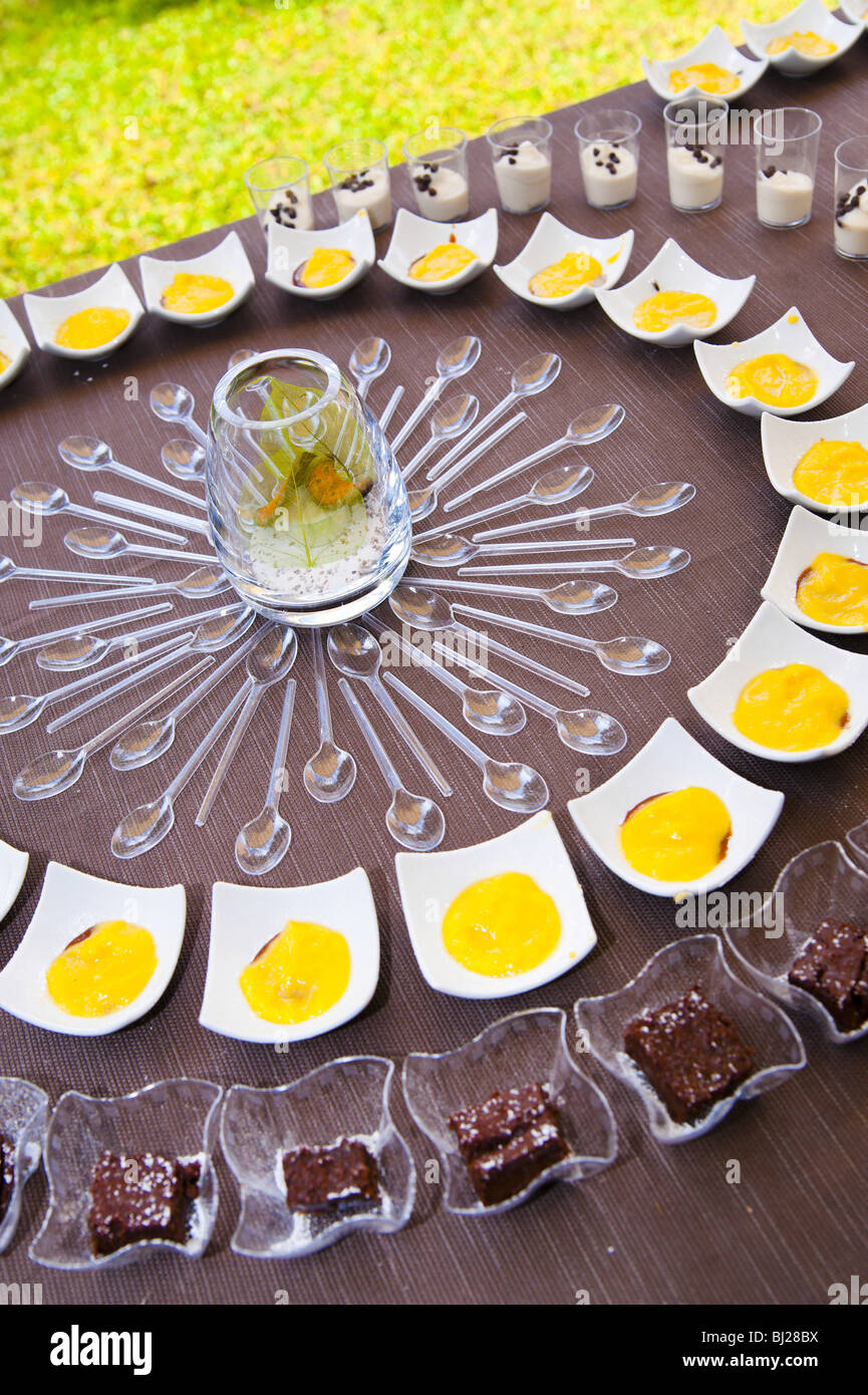 Fancy desserts Stock Photo