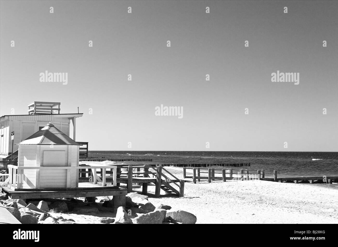 sandy beach Baltic coastal resort Kühlungborn Stock Photo Alamy