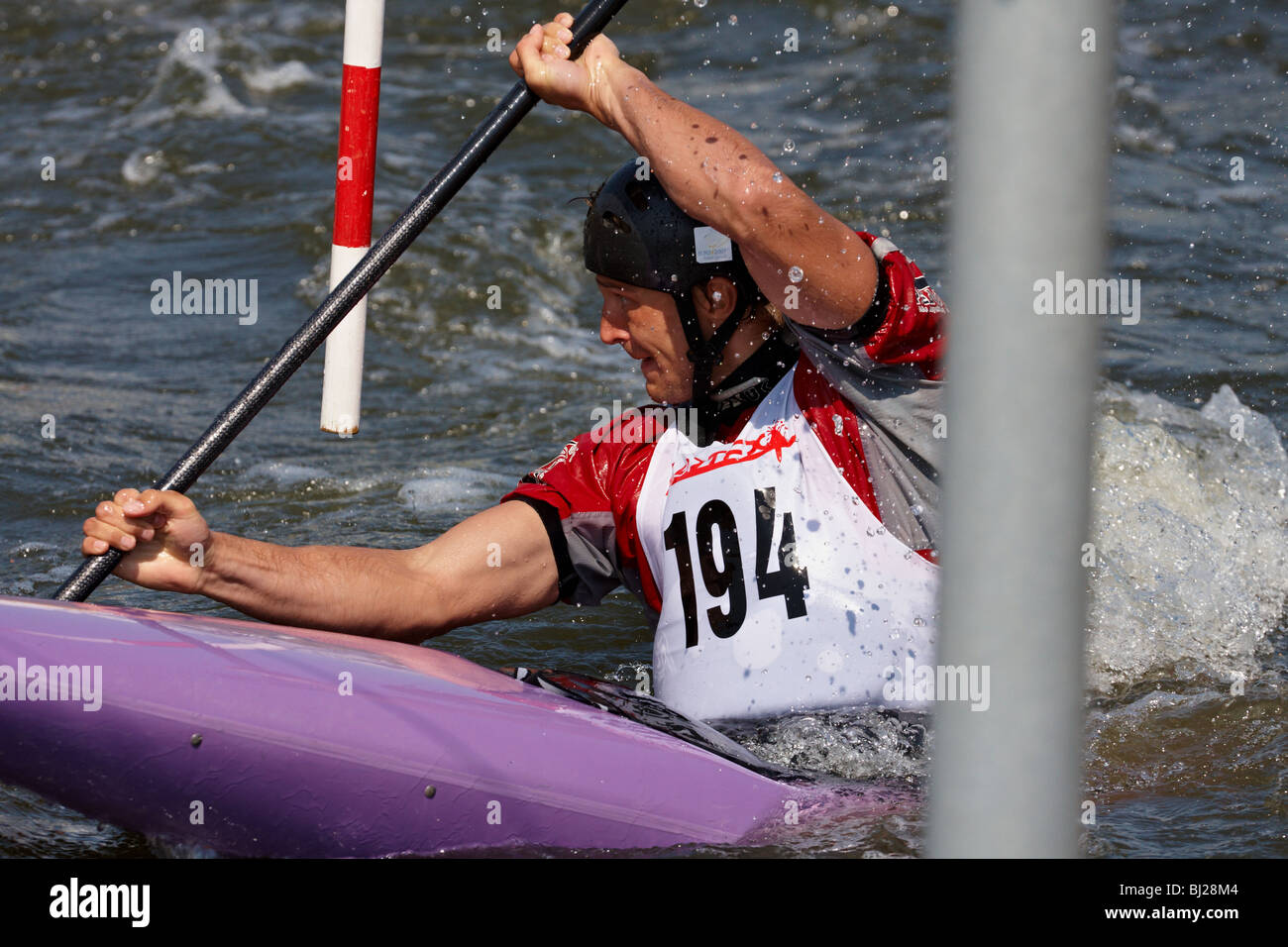 Kayaking competitions, Krakow Poland Stock Photo - Alamy