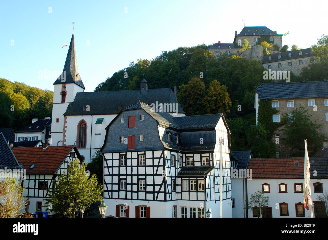 Naturpark Hohes VennEifel Eifel, Altstadt von Blankenheim mit Gildehaus (Eifelmuseum) und