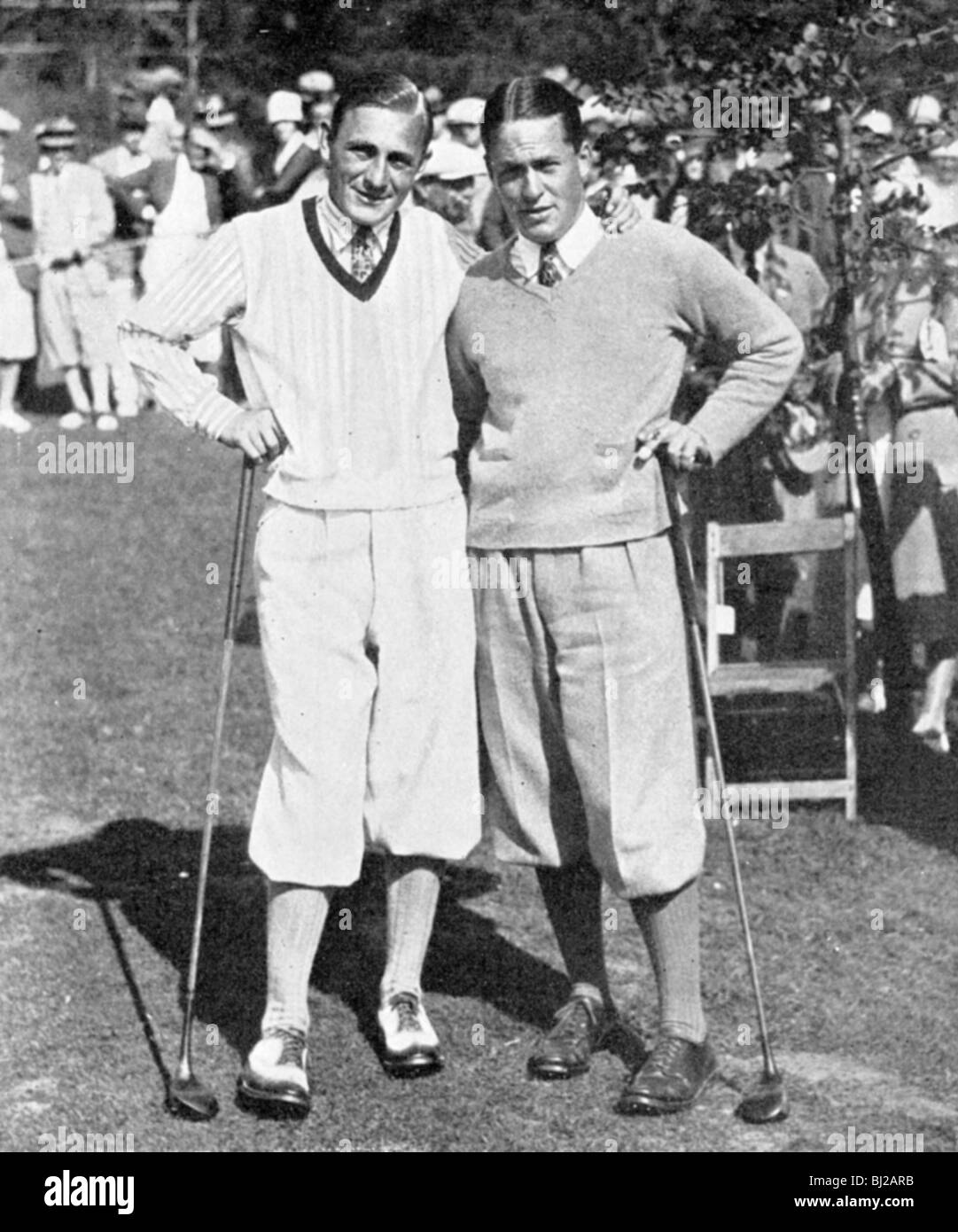 Bobby Jones and fellow golfer, c1920s. Artist Unknown Stock Photo Alamy