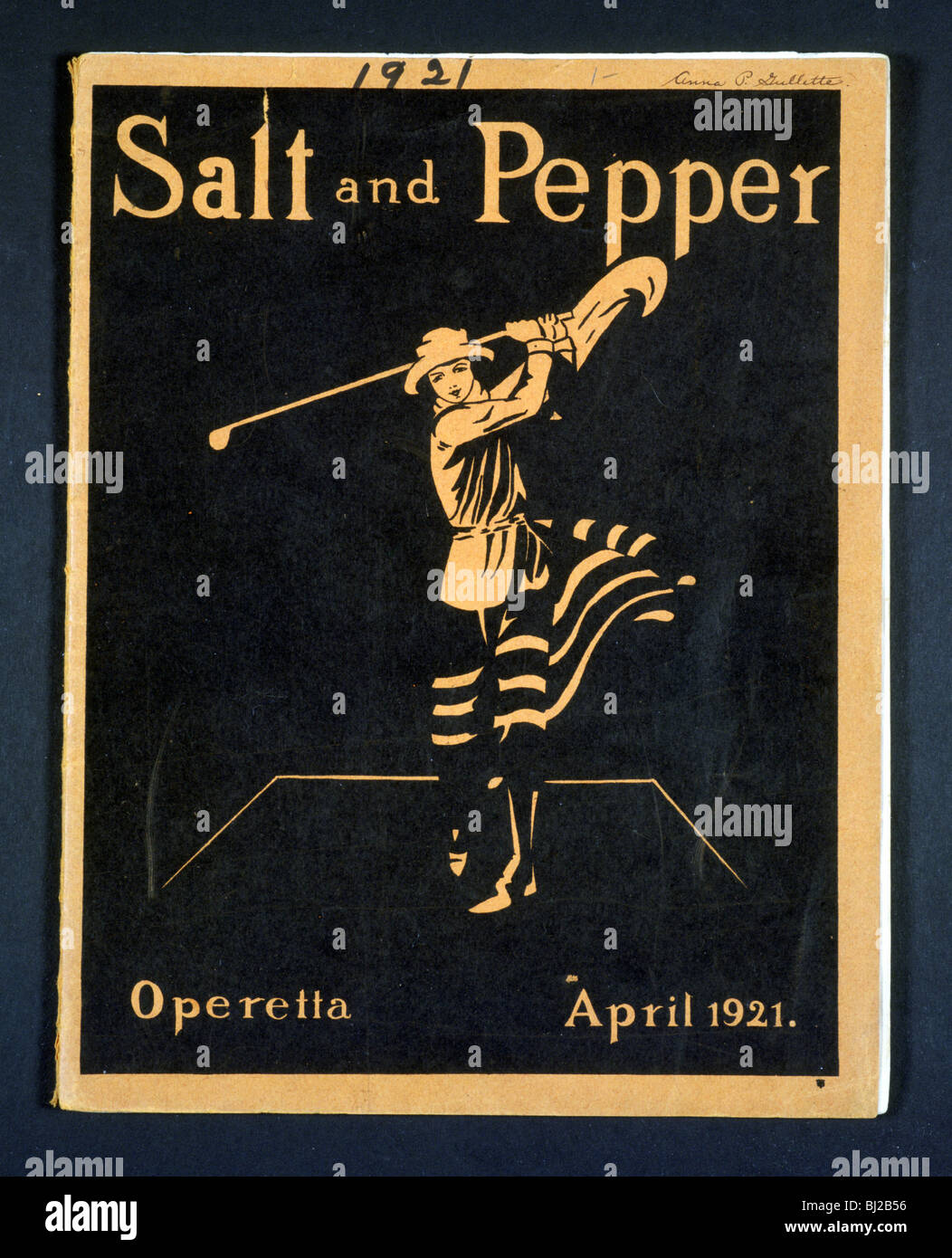 'Salt and Pepper' operetta cover, 1921. Artist: Unknown Stock Photo