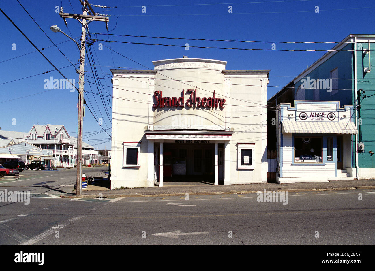 The Strand theater in Oak Bluffs Martha's Vineyard MA USA Stock Photo