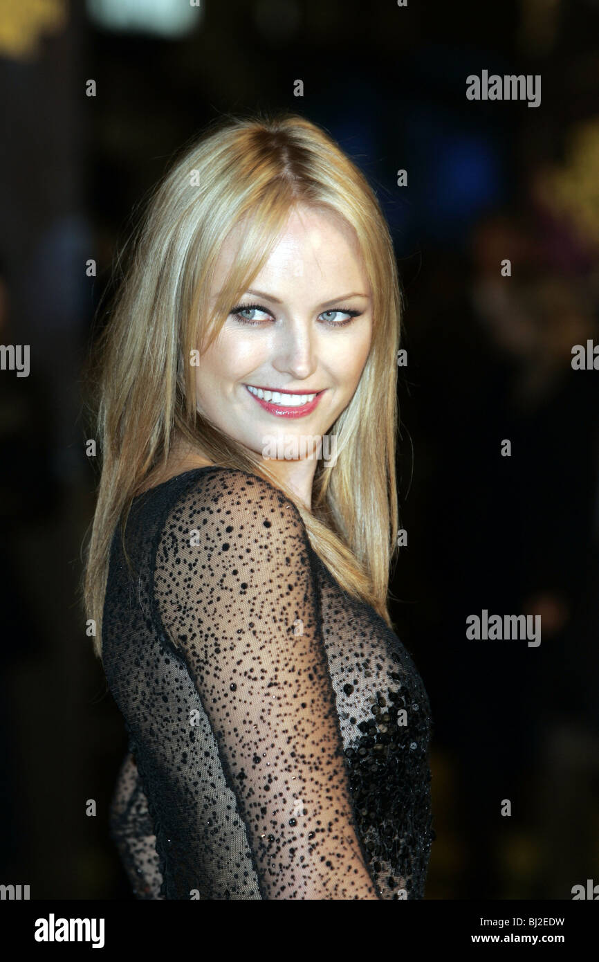 MALIN AKERMAN WATCHMEN FILM PREMIERE ODEON LEICESTER SQUARE CINEMA LONDON LEICESTER SQUARE LONDON ENGLAND 23 February 2009 Stock Photo