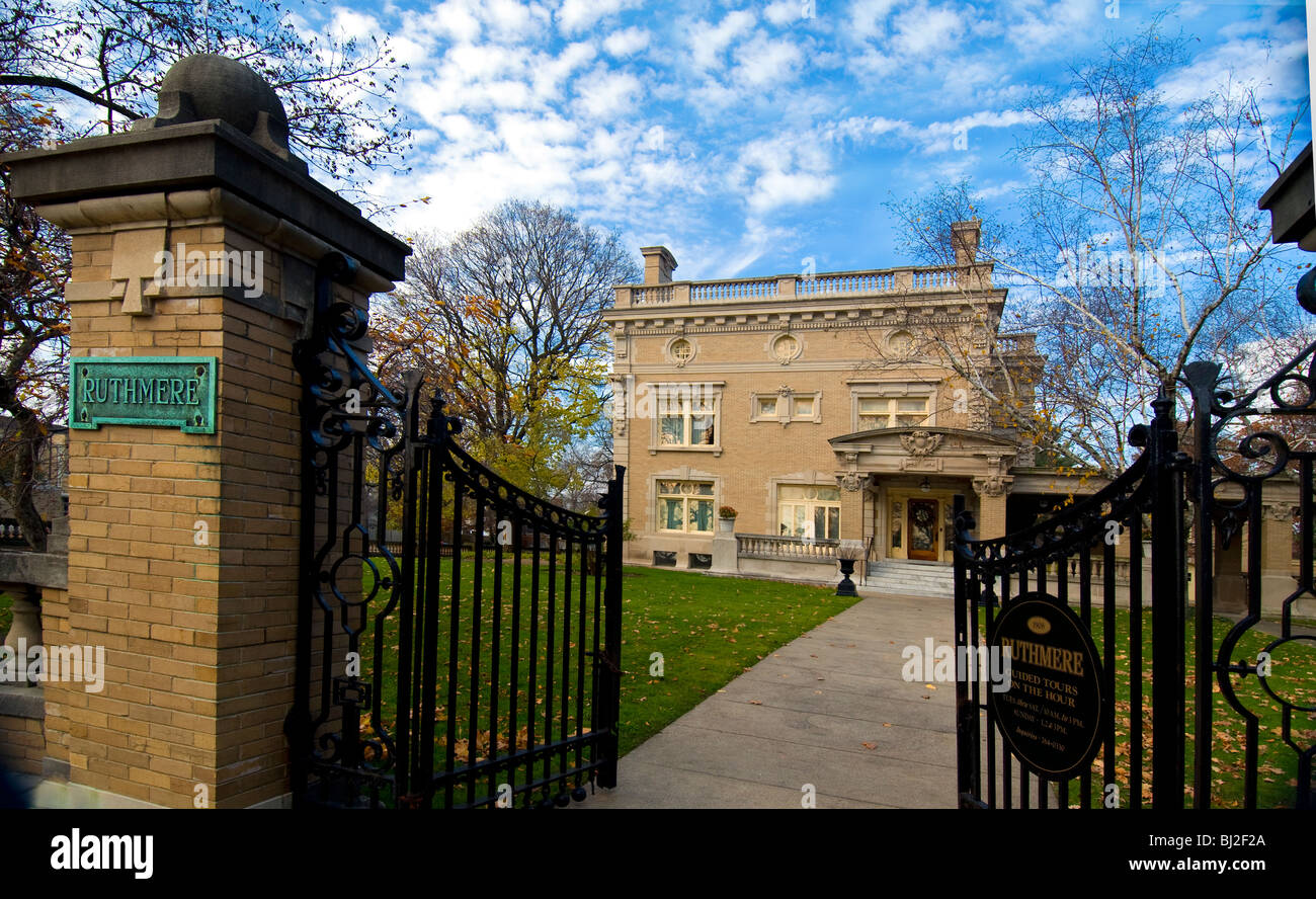 Ruthmere House a historic home in Elkhart Indiana Stock Photo Alamy