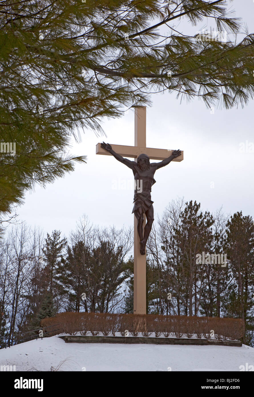 Indian River, Michigan The National Shrine of the Cross in the Woods, reported to be the world