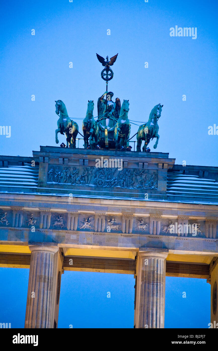 Brandenburg Gate Berlin Germany Stock Photo