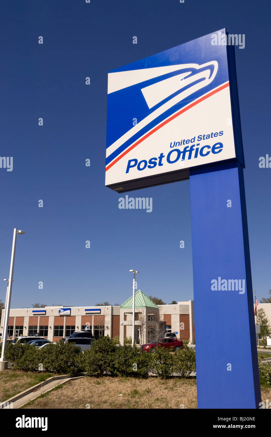 United States Post Office Lake City Florida Stock Photo