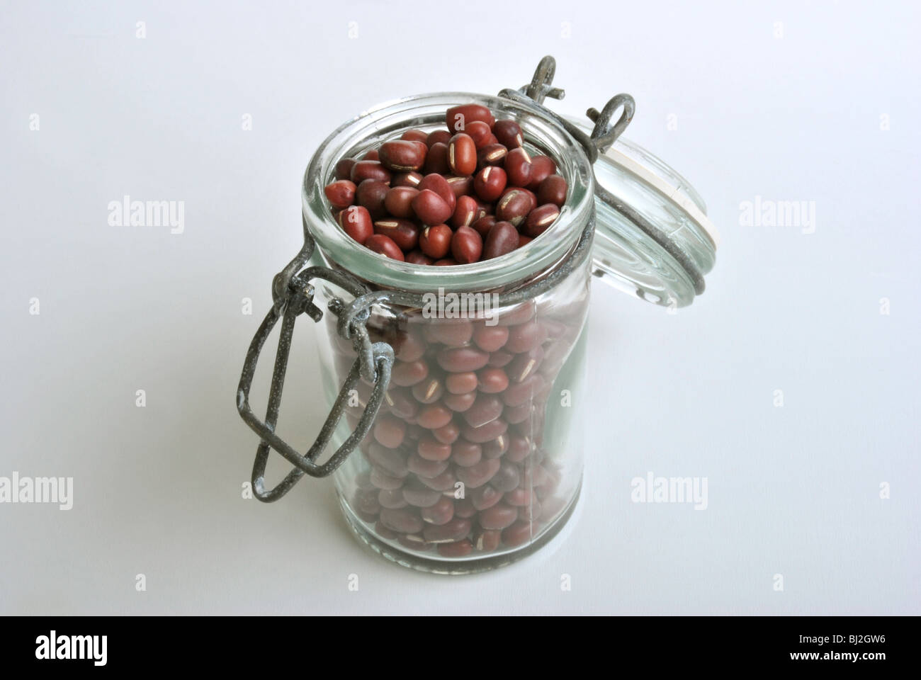 adzuki beans are a good source of fibre Stock Photo