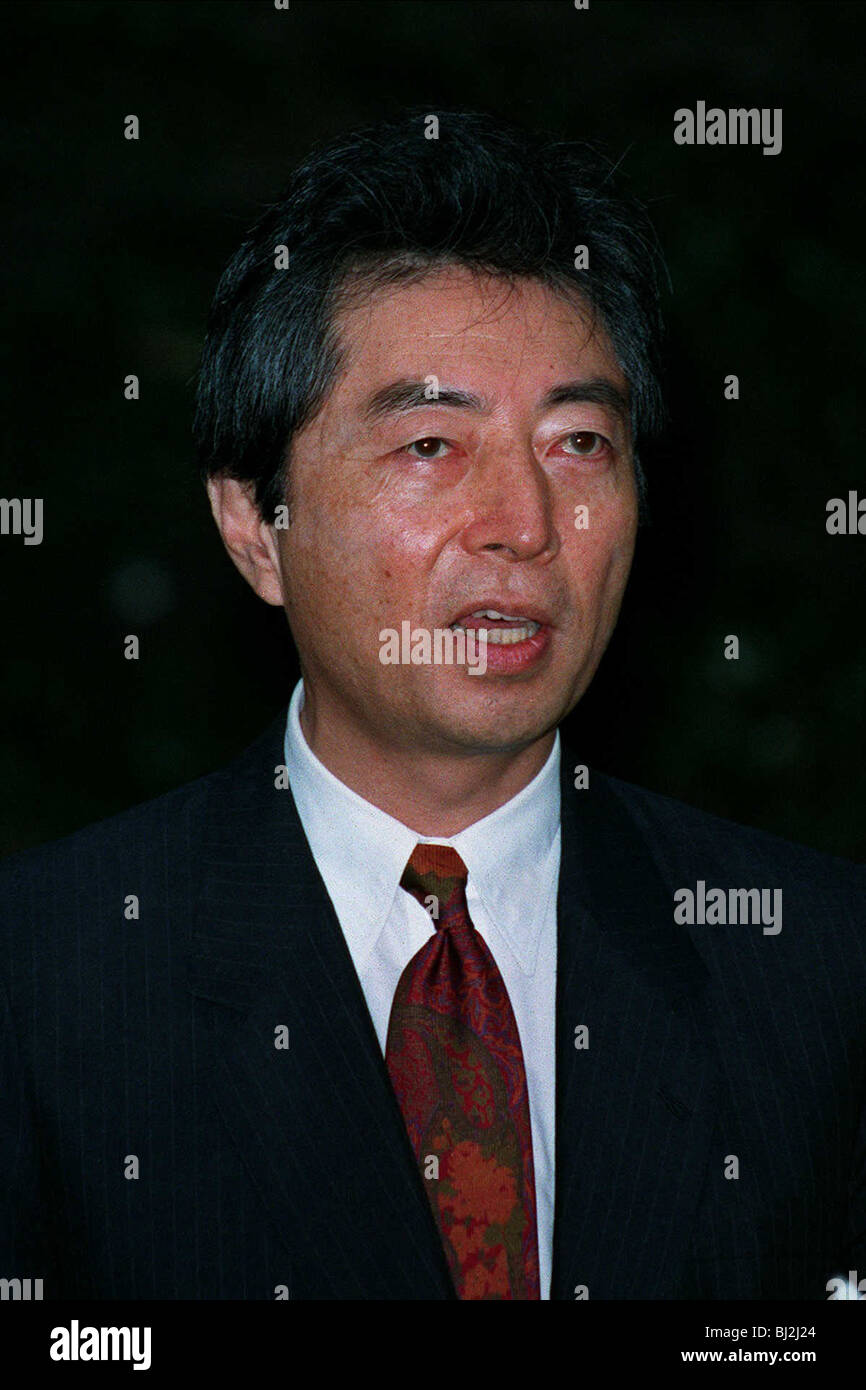MORIHIRO HOSOKA PRIME MINISTER OF JAPAN 21 December 1993 Stock Photo ...