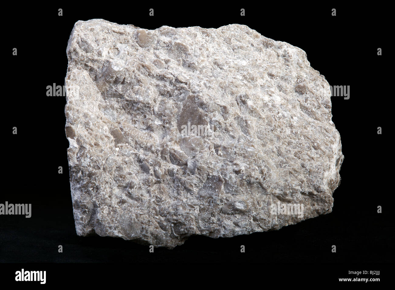 Limestone (Sedimentary Rock) Stock Photo