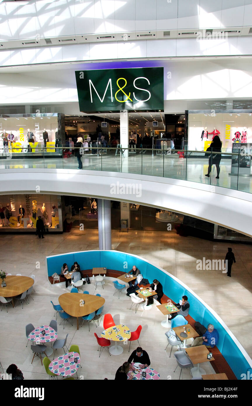 Marks & Spencer Store, Westfield Shopping Centre, Shepherd's Bush, London Borough of Hammersmith and Fulham, Greater London, England, United Kingdom Stock Photo