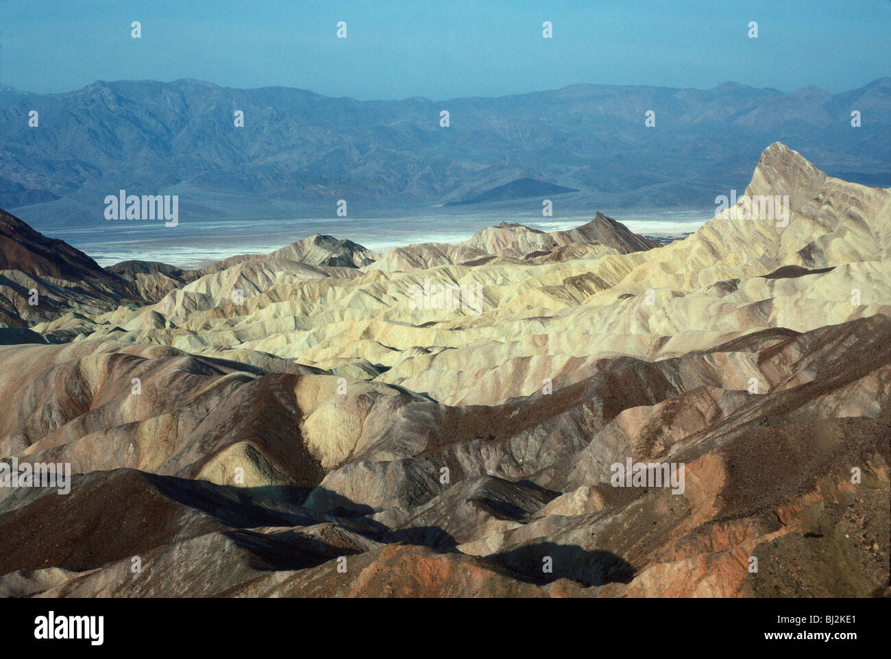 Golden Canyon and Manly Beacon, Death Valley Stock Photo - Alamy