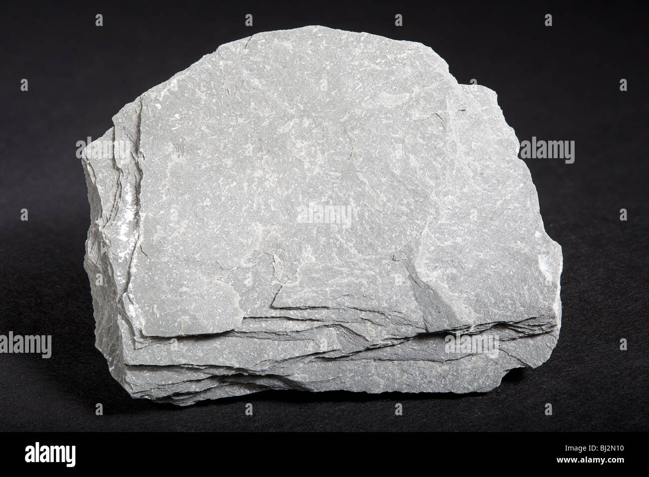 Slate (Metamorphic Rock) Stock Photo