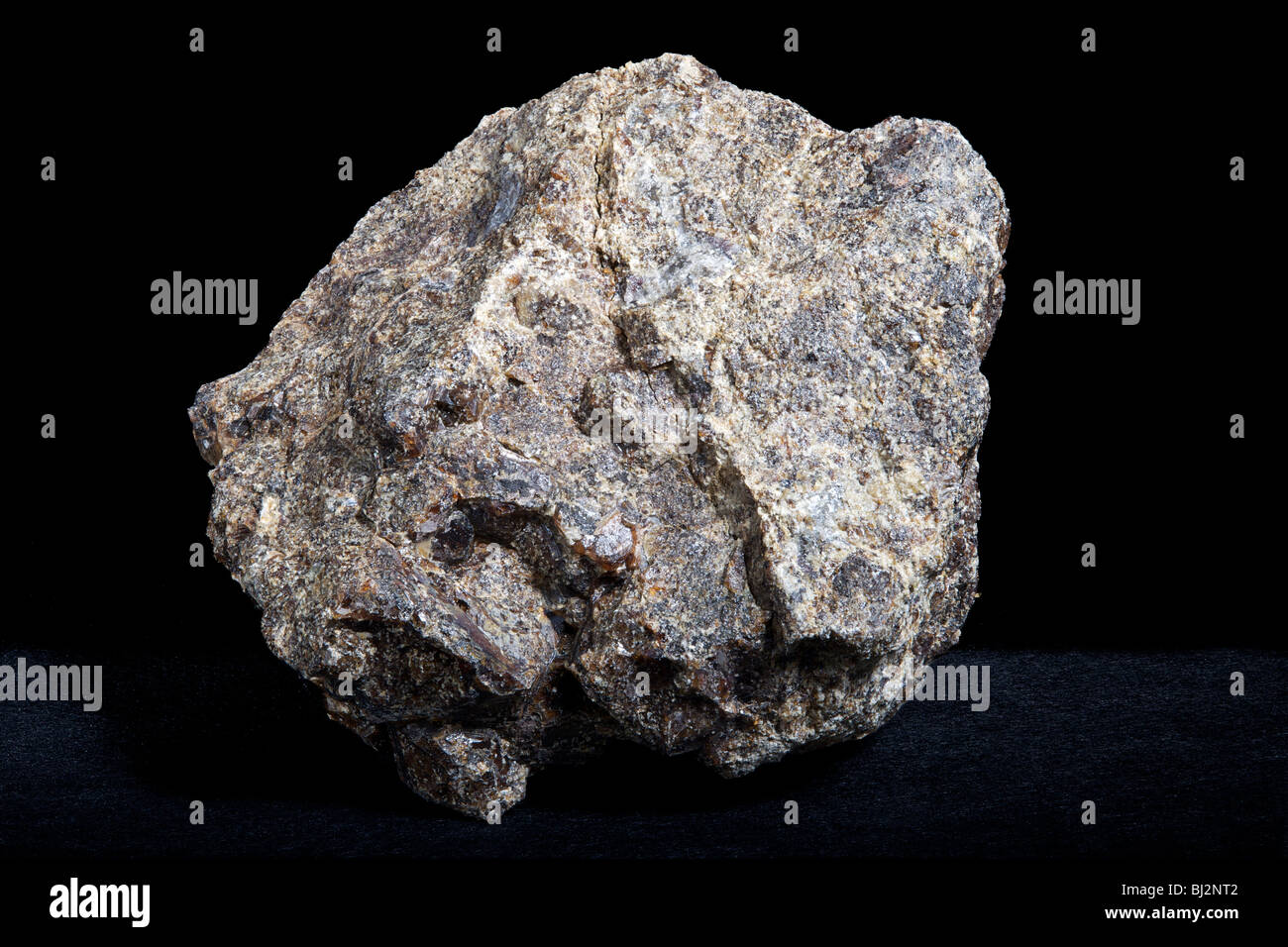 Garnet (Metamorphic Rock) Stock Photo