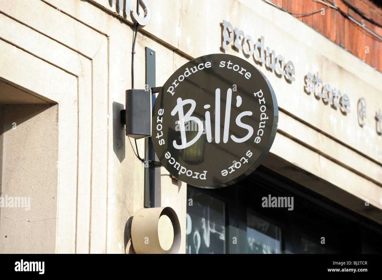 Bill's Produce Store and cafe in Brighton UK Stock Photo