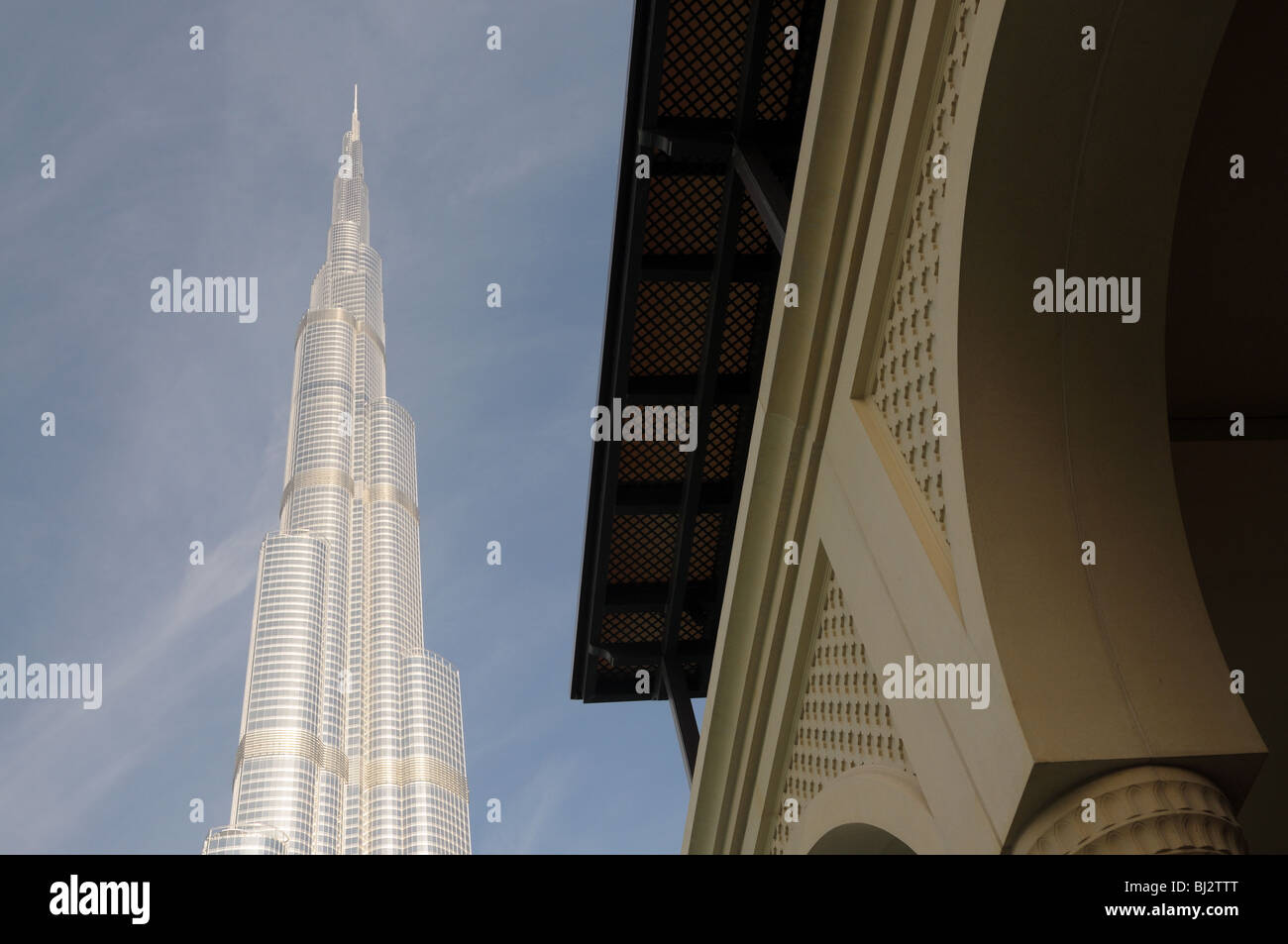 Burj Khalifa - highest skyscraper in the world. Dubai United Arab Emirates Stock Photo