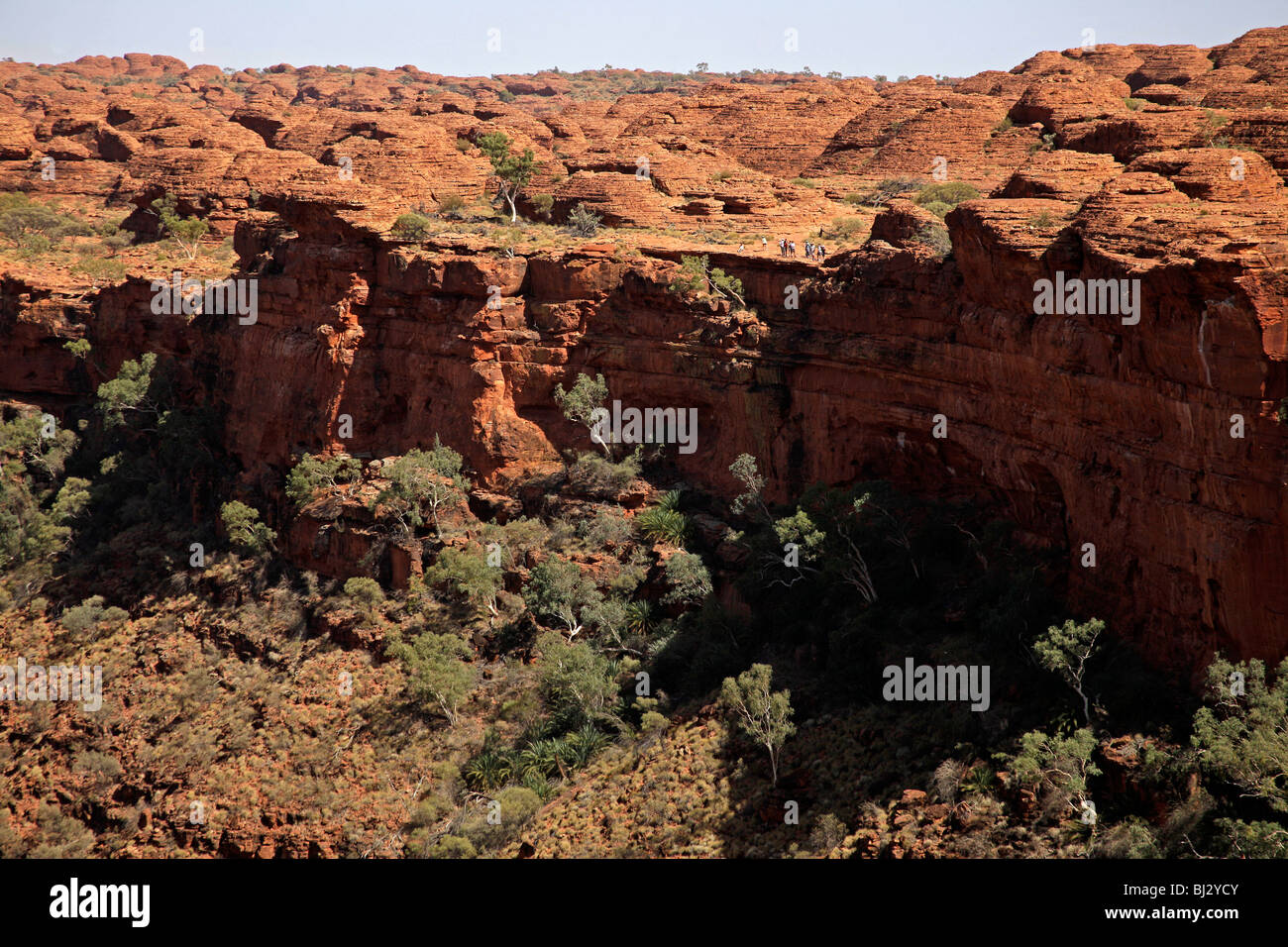 giant Kings Canyon, part of the Watarrka National Park , Northern Territory, Australia Stock Photo