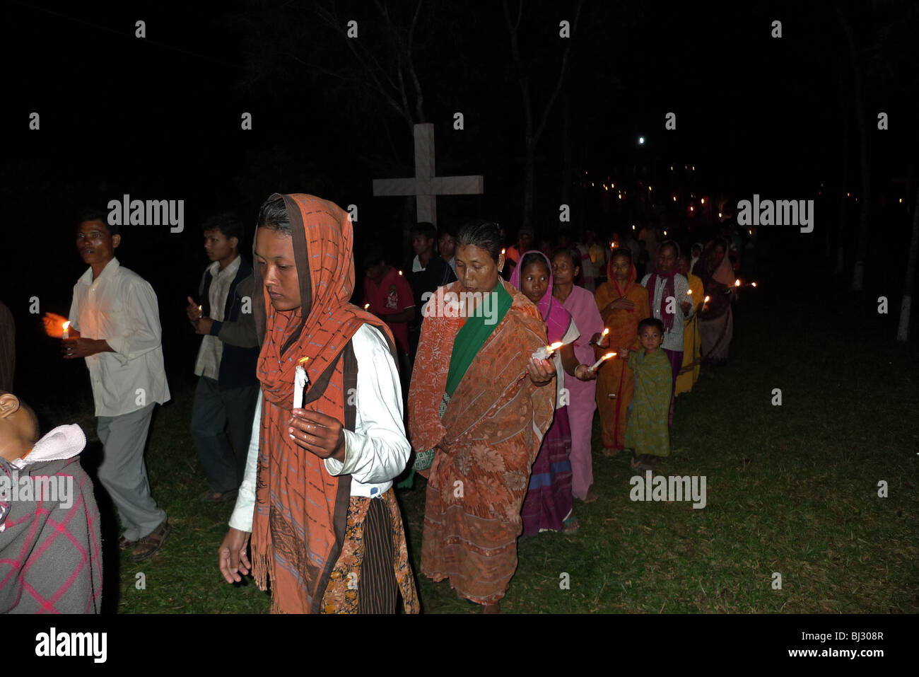 BANGLADESH Fatima Rani Pilgrimage at Baromari Mission Stock Photo - Alamy