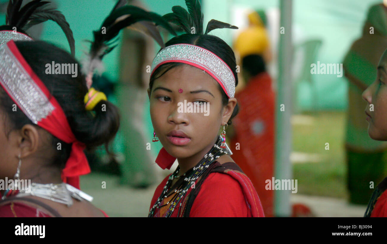 BANGLADESH Fatima Rani Pilgrimage at Baromari Mission, tribal dancing ...