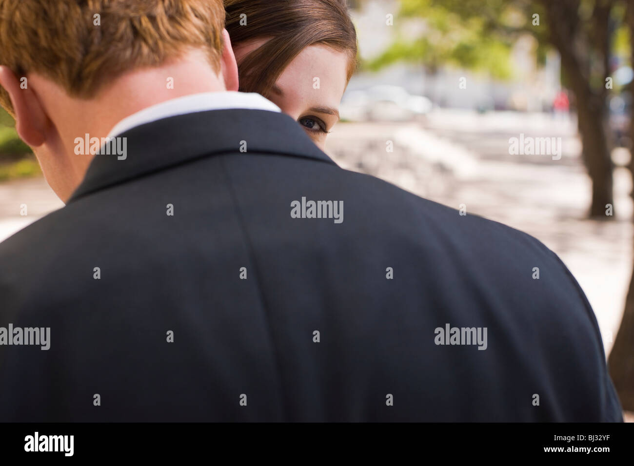 bride and groom before wedding Stock Photo Alamy
