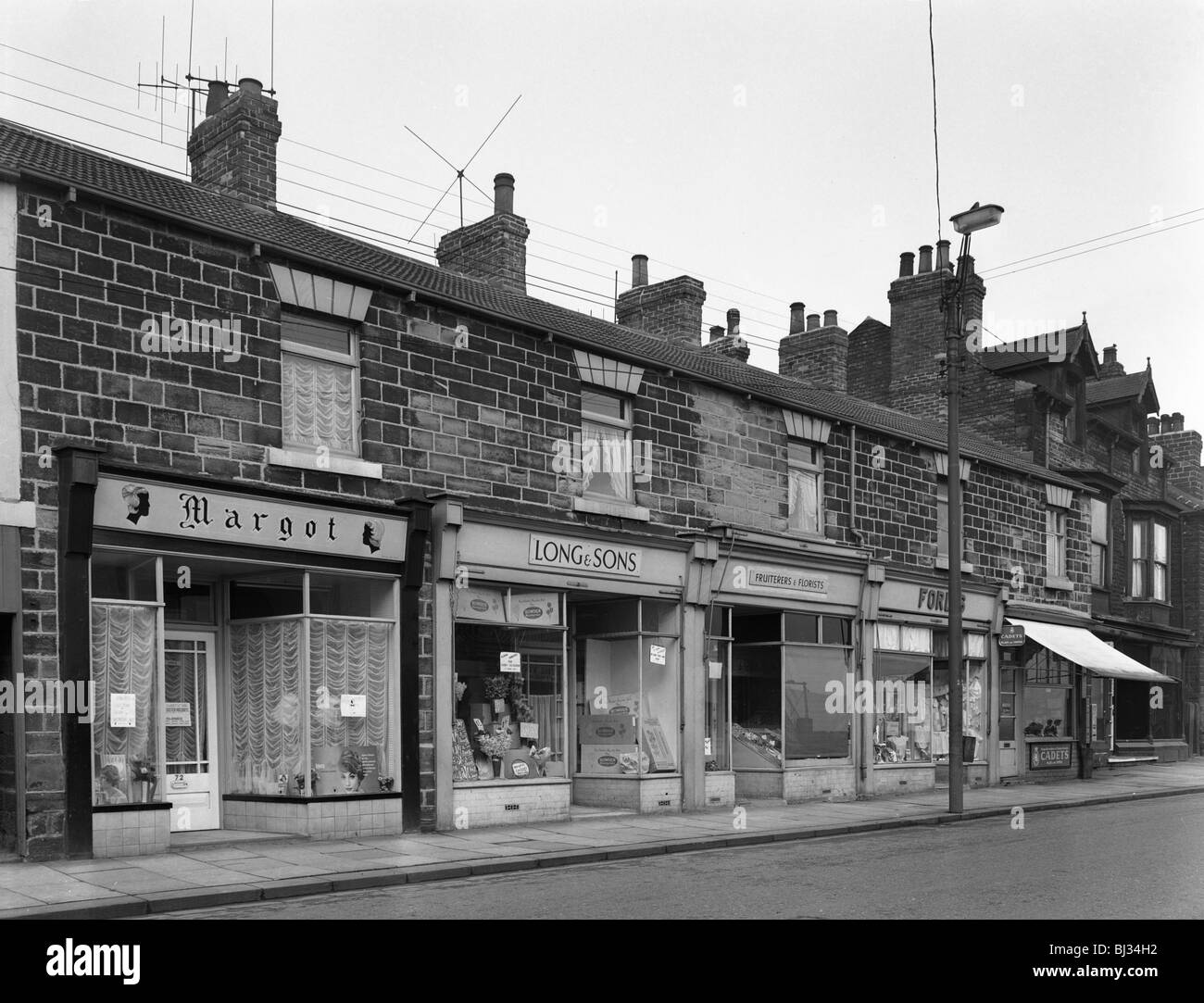 A terrace of late Vistorian shops in Bank Street, Mexborough, South