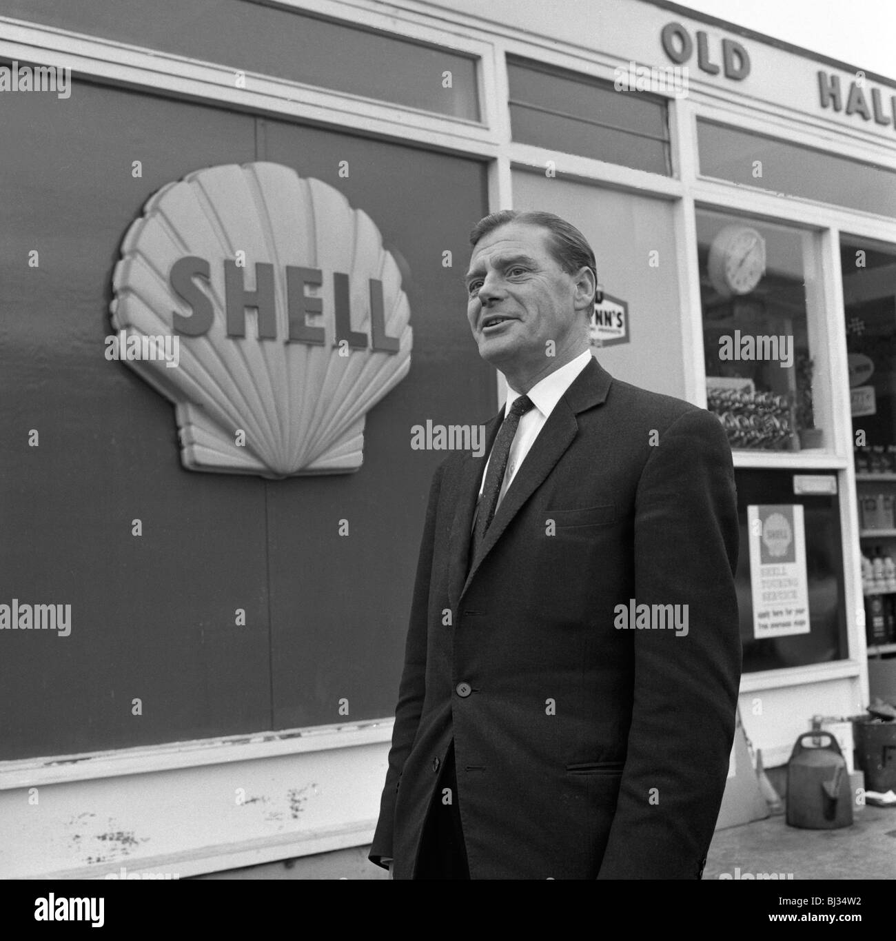 Shell promotion shot, Swinton, South Yorkshire, 1967.  Artist: Michael Walters Stock Photo