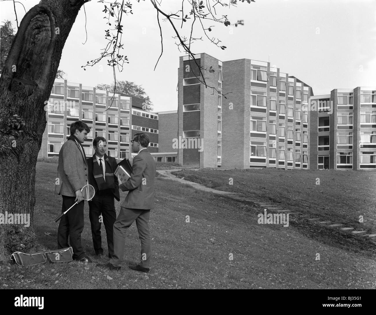 Sheffield University campus, Sheffield, South Yorkshire, 1965. Artist: Michael Walters Stock Photo