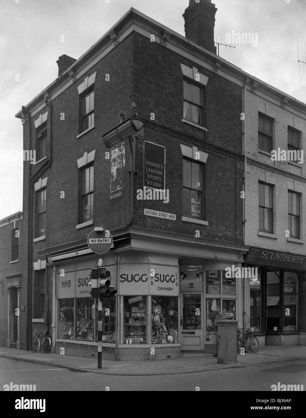 Sugg Sport shop, Grimsby, Lincolnshire, 1960. Artist: Michael Walters Stock Photo