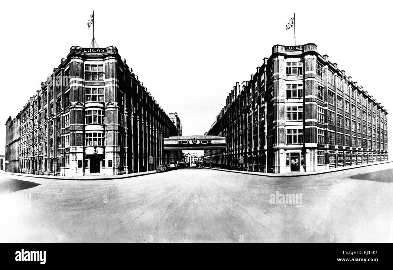 Head office and works of Joseph Lucas, Great King Street, Birmingham