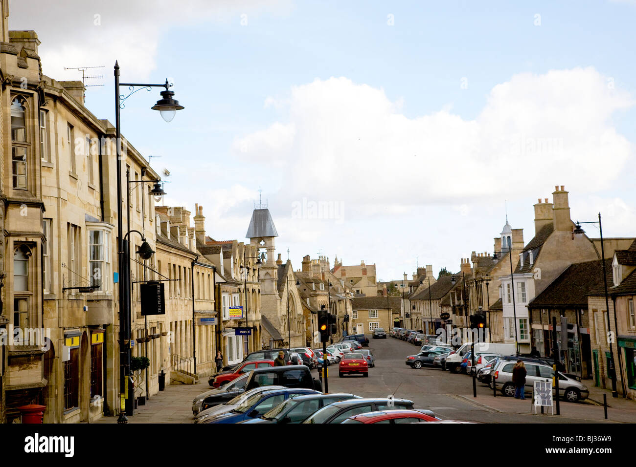 Centre of Stamford, Lincs Stock Photo Alamy