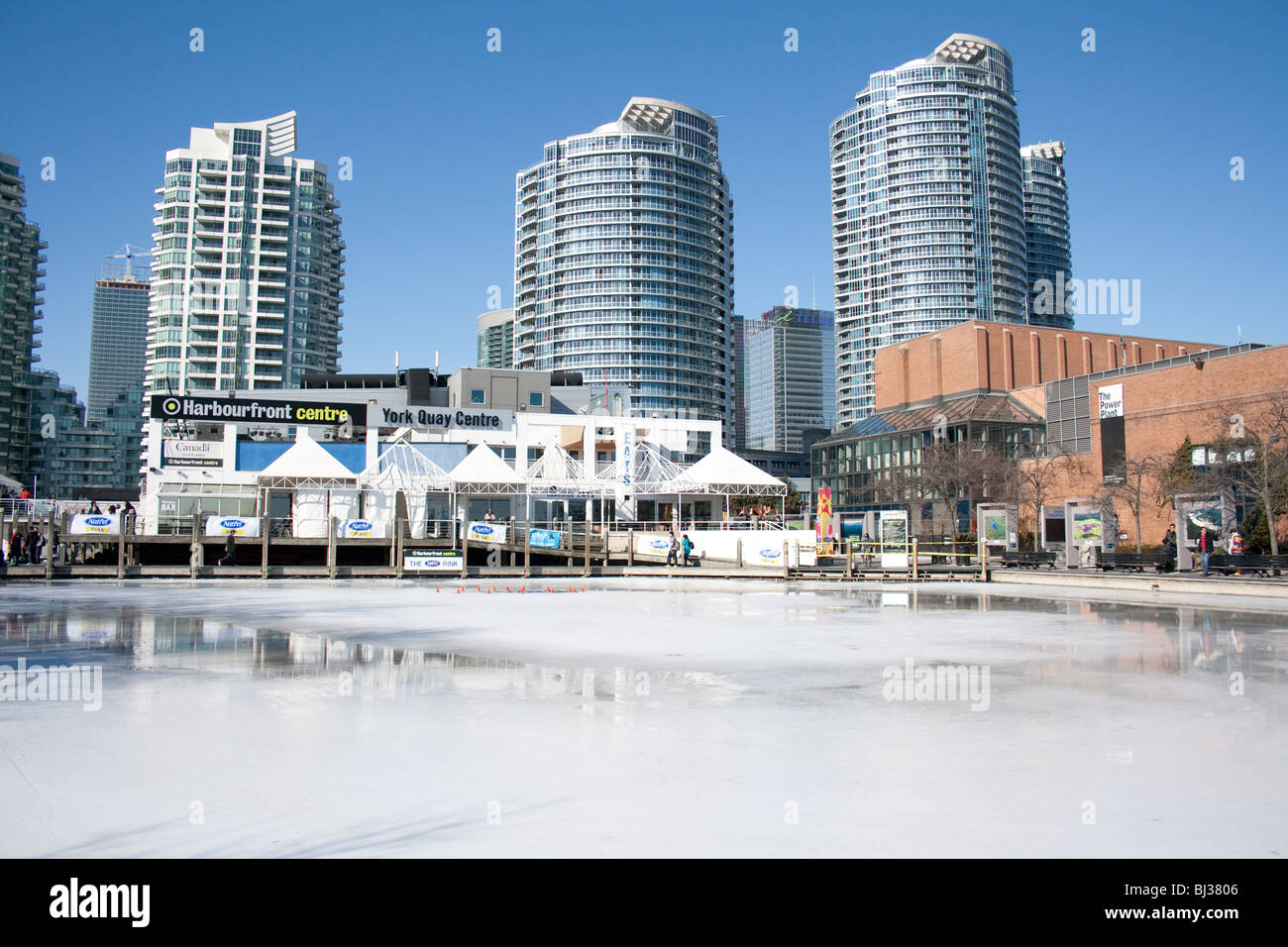 Picture of Luxury condo residential buildings in front of lake ontario just right ...