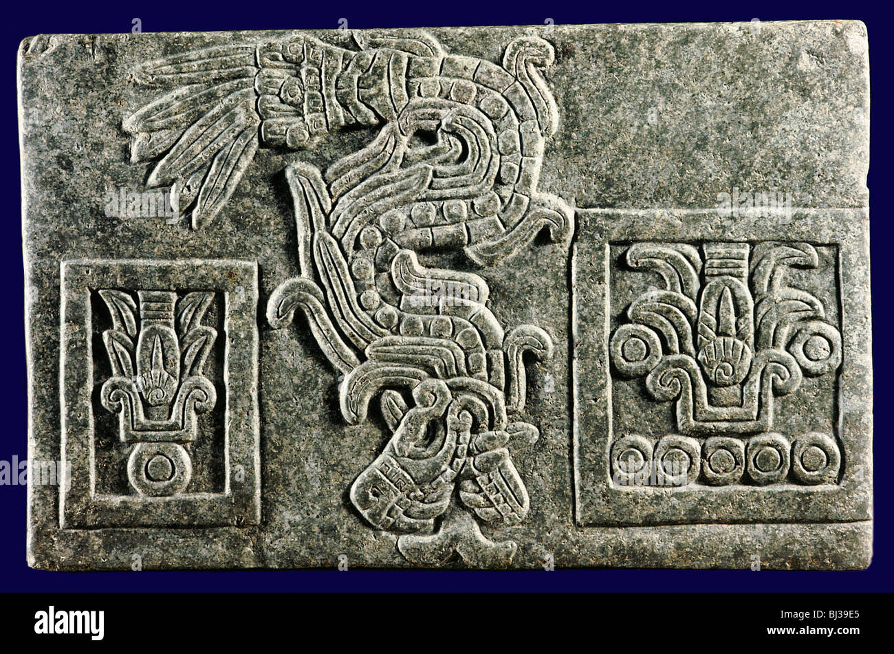 relief-of-the-aztec-god-quetzalcoatl-as-the-featered-serpent-aztec-BJ39E5.jpg