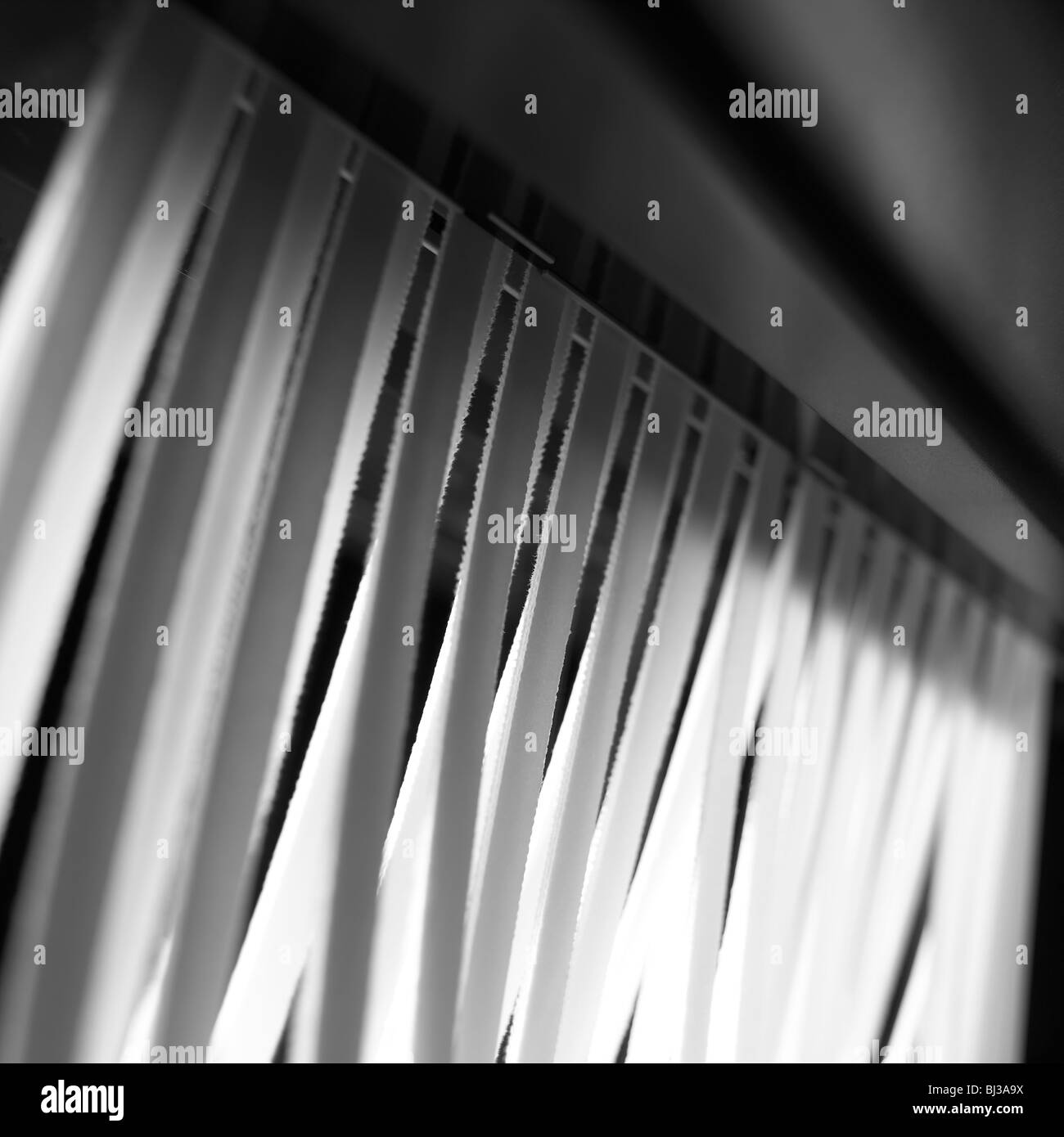 shredded paper going through the shredder Stock Photo Alamy