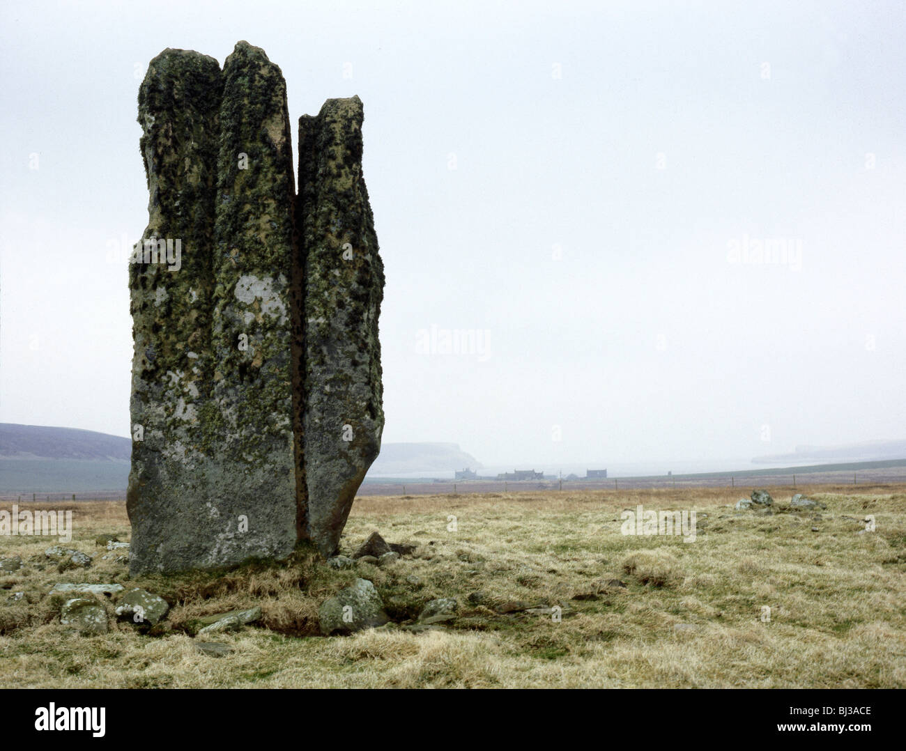 The Ring of Brodgar, Orkney, Scotland. Artist: Werner Forman Stock Photo