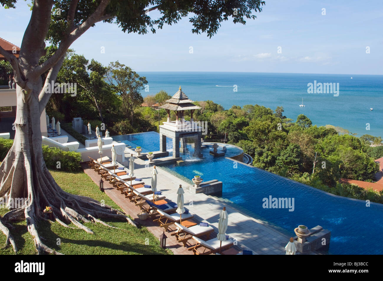 Pool, luxury hotel Pimalai Resort, Kantiang Beach, Ko Lanta or Koh Lanta  island, Krabi, Thailand, Asia Stock Photo - Alamy